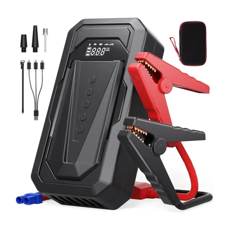 DDQ-1018 Multifunction Car Jump Starter & Air Compressor Power Bank 10800mAh 150 PSI for 12V Vehicles