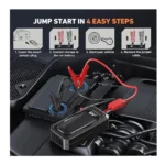 DDQ-1018 Multifunction Car Jump Starter & Air Compressor Power Bank 10800mAh 150 PSI for 12V Vehicles