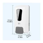 1200ml Manual Wall-Mounted Soap & Hand Sanitizer Dispenser Easy Press Liquid Dispenser