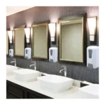 1200ml Manual Wall-Mounted Soap & Hand Sanitizer Dispenser Easy Press Liquid Dispenser