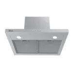 Midea 60cm T-Shaped Wall-Mounted Chimney Cooker Hood – 400m³/h Stainless Steel Ducted Extractor with LED Lighting