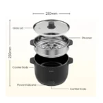 Oraimo OHP-201A 3Litre SmartCooker 1000W Electric Cooker