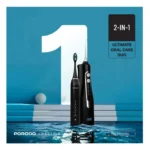 Porodo Ultimate Oral Care Duo – Sonic Electric Toothbrush & High-Pressure Water Flosser Combo