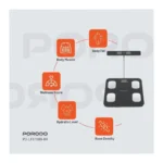 Porodo Lifestyle Precise Analysis Smart Scale