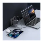 Powerology VoltFlow GaN PD 140W Wall Charger – Smart TFT Display UK Plug
