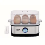 RAF R.0065 Electric Egg Boiler 400W Automatic Egg Cooker with Boil-Dry Protection & Auto Shut-Off