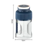 RAF R.28250 1Litre Portable Blender Rechargeable USB Juicer with 10 Blades, 18,000RPM Smoothie Maker