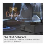 Samsung HW-Q990F 756W 11.1.4ch Q-Series Sound Bar With Wireless Subwoofer & Rear Speakers, Dolby Atmos
