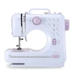 Portable Mini Sewing Machine – 12 Built-in Stitches, Double Thread & Dual Speed Electric Sewing Machine with Foot Pedal