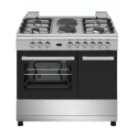 Venus 90x60cm Cooker VC9642 Stainless Steel Cooker 4 Gas Burners + 2 Electric Hot Plates Electric Oven With  Grill