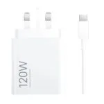 Original Xiaomi 120W HyperCharge Fast Charger Adaptor with 6A USB-C Cable  Ultra Fast Power Adapter