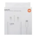Original Xiaomi 120W HyperCharge Fast Charger Adaptor with 6A USB-C Cable  Ultra Fast Power Adapter