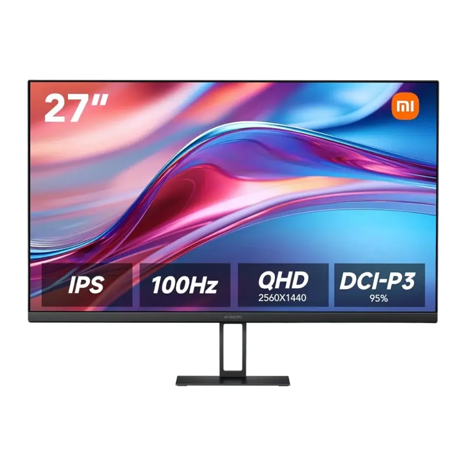 Xiaomi A27Qi E27 Inch 2K QHD IPS Monitor - Fairprice Mall