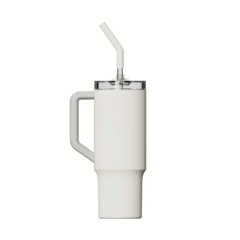 Xiaomi Straw Mug 1L Thermal Mug – 316L Stainless Steel Insulated Tumbler (White)