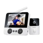 Yesido KM27 2.4G Wireless Video Doorbell with Visual Two-Way Chat & Night Vision for Home