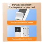 Yesido KM27 2.4G Wireless Video Doorbell with Visual Two-Way Chat & Night Vision for Home