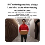 Yesido KM27 2.4G Wireless Video Doorbell with Visual Two-Way Chat & Night Vision for Home