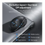 Yesido KB45 Wireless Mouse 2.4G Ergonomic Business Mouse – 6 Buttons
