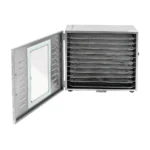 10 Trays Stainless Steel Electric Food Dehydrator – 800–1000W Food Dryer with Adjustable Temperature & Timer