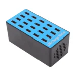 20-Port USB Fast Charging Station – 100W Multi USB Charging Hub with Smart Chip & Cooling Fan