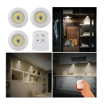 Tap LED Light with Remote Control – Pack of 3 Wireless LED Lights