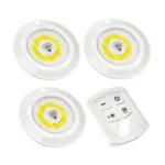 Tap LED Light with Remote Control – Pack of 3 Wireless LED Lights