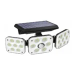 Outdoor Solar Light with Motion Sensor – 138 LED, 3 Adjustable Heads