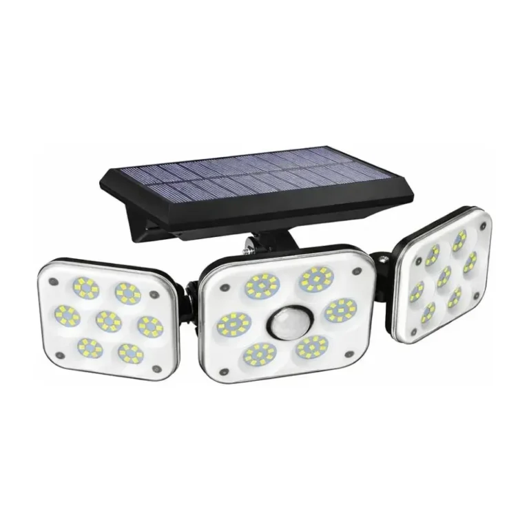 Outdoor Solar Light with Motion Sensor – 138 LED, 3 Adjustable Heads