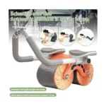 Automatic Rebound Abdominal Wheel 4D Ab Roller with Elbow Support, Smart Display