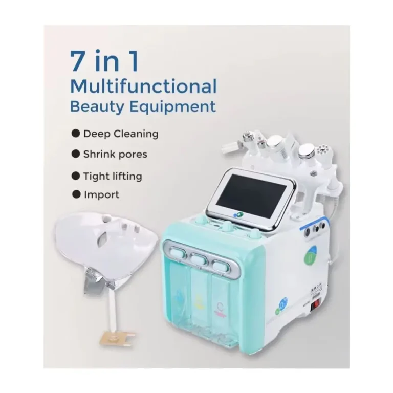 7-in-1 Facial Beauty Machine – Multifunction Skin Care Device for Facial Cleansing, Skin Care & Salon Use
