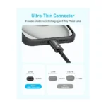 Anker Zolo USB-C to USB-C Fast Charging Cable 240W (1.8m / 6ft) – Black