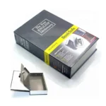 Realistic Book Shaped Deposit Safe Box Digit Combination Lock – Hidden Metal Security Storage Box
