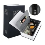 Realistic Book Shaped Deposit Safe Box Digit Combination Lock – Hidden Metal Security Storage Box