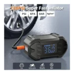 Portable Car Jump Starter with Air Compressor – 3000A Peak Battery Booster, Digital Tire Inflator & Power Bank