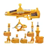 3 Ton Electric Car Jack Kit 12V – 3 in 1 Scissor Jack with Impact Wrench & Tire Inflator Pump Emergency Roadside Car Repair Tool Set