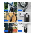 Smart Fingerprint Padlock with Bluetooth App Control & Keys – Waterproof Biometric Security Lock