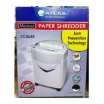 Atlas CC0640 Cross Cut Paper Shredder – Security Level P-4, 6-Sheet Capacity, 14.3L Bin