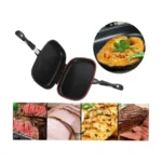 Dessini 36cm Double-Sided Grill Pan – Non-Stick Flip Grill & Griddle Pan with Magnetic Lock