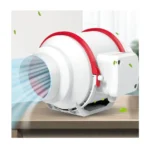 Inch Inline Duct Exhaust Fan – Powerful Low-Noise Ventilation Blower
