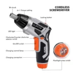 DUPOW Cordless Mini Drill & Electric Screwdriver Set – 3.6V Rechargeable Battery-Powered Tool Kit0