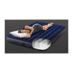 Intex Dura-Beam Standard Fiber-Tech Classic Downy Inflatable Mattress Airbed Queen Size 152 x 203 x 25cm