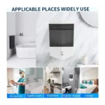 600ml Automatic Touchless Sensor Soap Dispenser – Wall Mounted Infrared Liquid Soap Dispenser