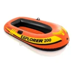 INTEX Explorer 200 Inflatable Boat – 2 Person Sport Boat with Dual Air Chambers