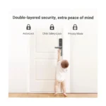 EZVIZ DL05 Smart Fingerprint Door Lock – 7-in-1 Keyless Entry with Wi-Fi App Control, Doorbell & 6068 Mortise Security System