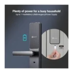 EZVIZ DL05 Smart Fingerprint Door Lock – 7-in-1 Keyless Entry with Wi-Fi App Control, Doorbell & 6068 Mortise Security System