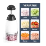 Original Slap Chop Manual Vegetable & Food Chopper Slicer with Stainless Steel Blades