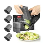 Multifunctional Rechargeable Handheld Food Chopper 2500mAh - 4 Interchangeable Blades, 40W