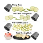 Multifunctional Rechargeable Handheld Food Chopper 2500mAh - 4 Interchangeable Blades, 40W