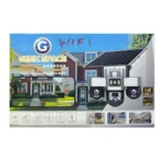 Geek Space 8K UltraHD Solar WiFi Security Camera – Dual Lens PTZ Outdoor CCTV, Motion Detection, Night Vision, Two-Way Audio