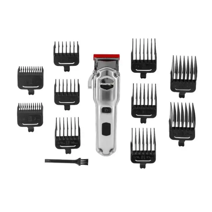 Geepas GTR57510 Cordless Rechargeable Hair & Beard Trimmer – IPX7 Waterproof, LED Display, 180 Min Runtime
